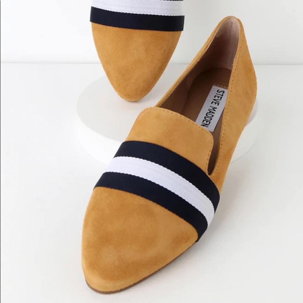 ISO Steve Madden Nema in Mustard/Navy